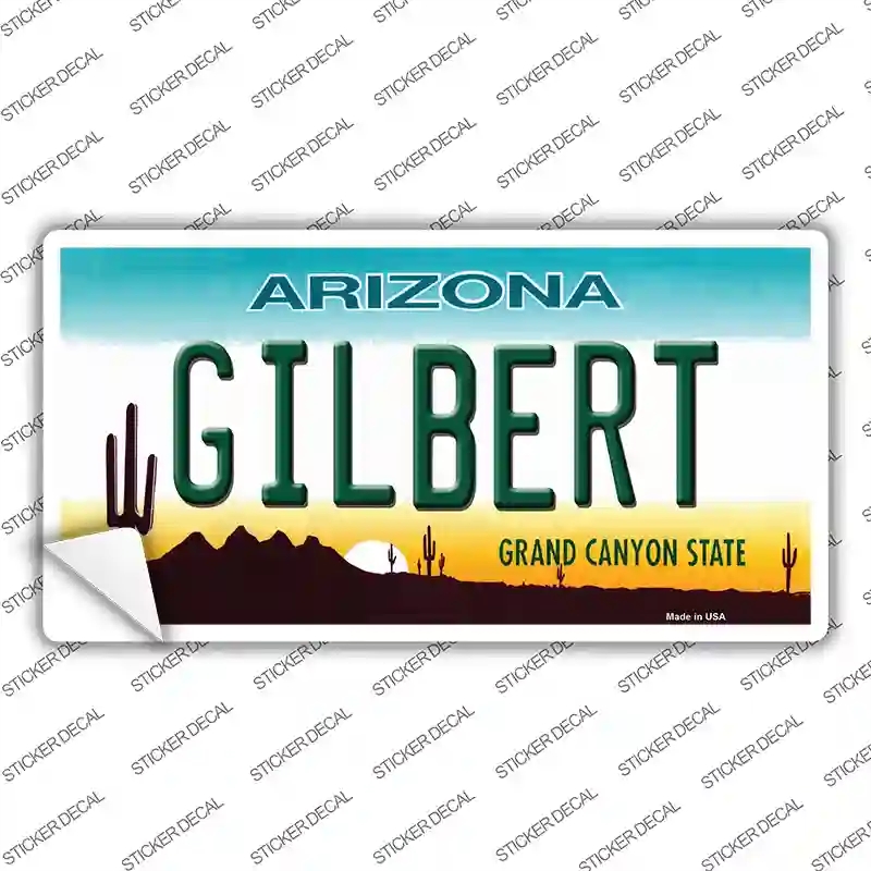 LP-8653s-S Gilbert Arizona Novelty Sticker Decal, Small