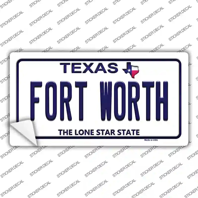 LP-9371s-S Fort Worth Texas Novelty Sticker Decal, Small