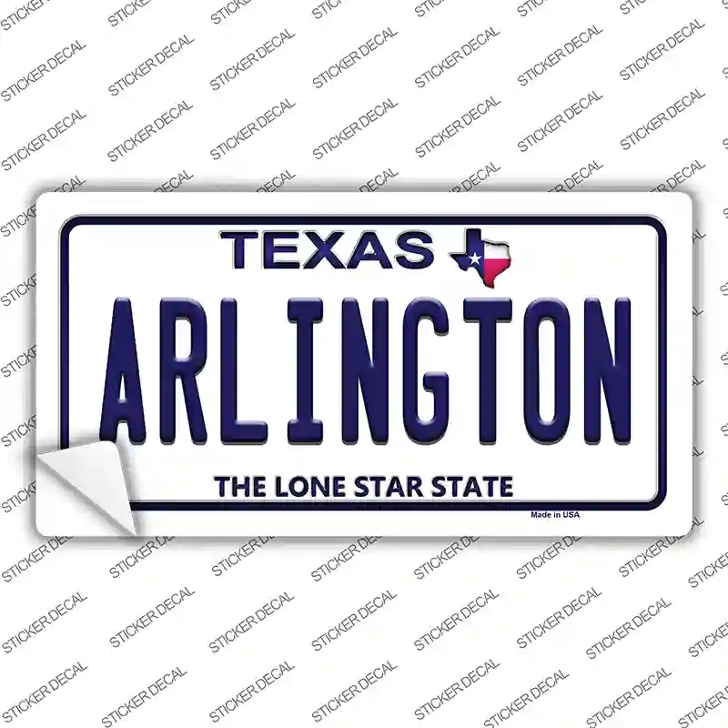 LP-9372s-S Arlington Texas Novelty Sticker Decal, Small