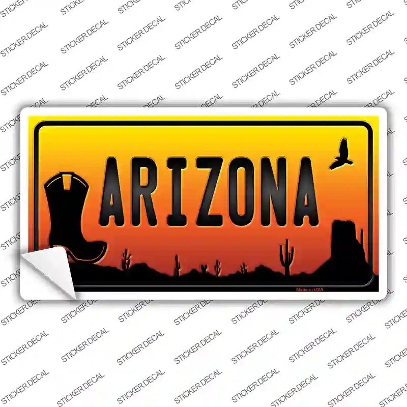 LP-9526s-XL Boot Arizona Scenic Novelty Sticker Decal, Extra Large