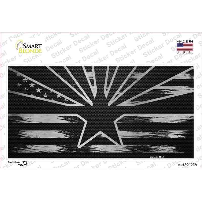 LPC-1095s-M Arizona Carbon Fiber Novelty Sticker Decal, Medium