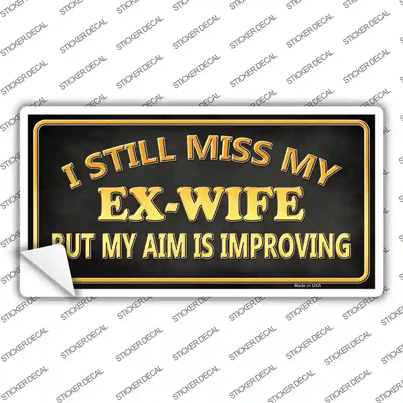 LP-8787s-L Ex Wife Novelty Sticker Decal, Large