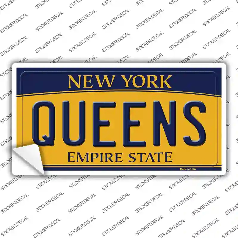 LP-8942s-S Queens   York Novelty Sticker Decal, Small