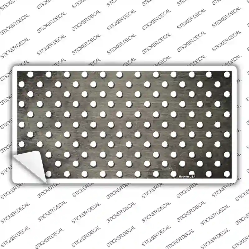 LP-7389s-XL Tan White Small Dots Oil Rubbed Novelty Sticker Decal, Extra Large