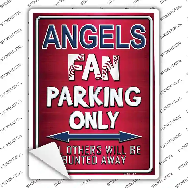 P-210s-S Angels Novelty Rectangle Sticker Decal, Small