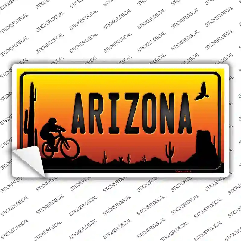LP-9522s-L Biker Arizona Scenic Novelty Sticker Decal, Large