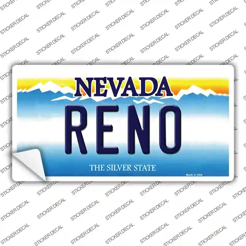 LP-9551s-S Reno Nevada Novelty Sticker Decal, Small