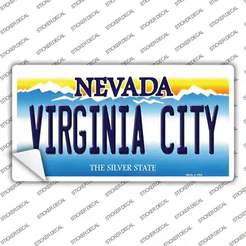 LP-9554s-XL Virginia City Nevada Novelty Sticker Decal, Extra Large