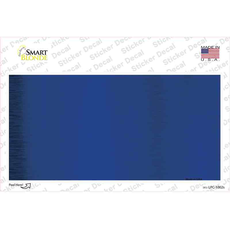 LPC-1002s-M Blue Metallic Solid Novelty Sticker Decal, Medium