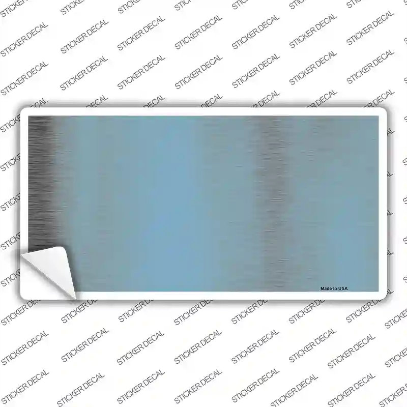 LPC-1009s-L Light Blue Metallic Solid Novelty Sticker Decal, Large
