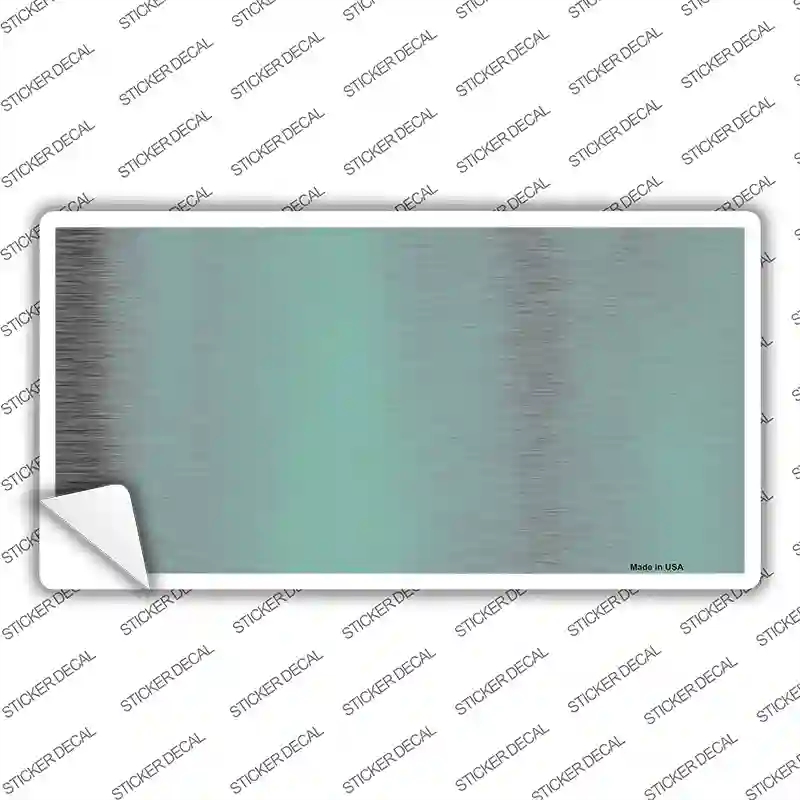 LPC-1013s-XL Teal Metallic Solid Novelty Sticker Decal, Extra Large