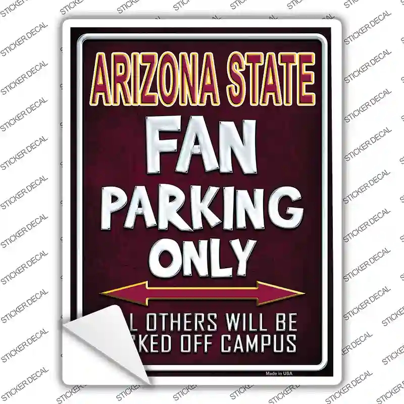 P-303s-L Arizona State Novelty Rectangle Sticker Decal, Large