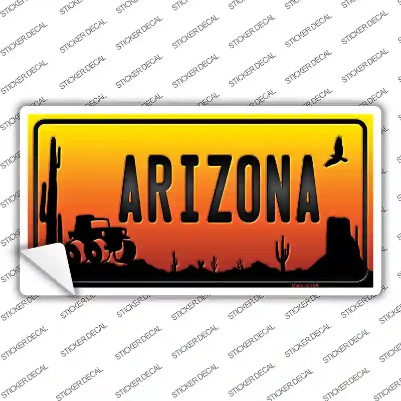 LP-9520s-L Jeep Arizona Scenic Novelty Sticker Decal, Large