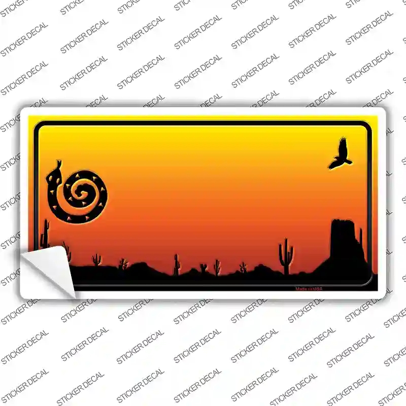 LP-9539s-L Snake Blank Scenic Novelty Sticker Decal, Large