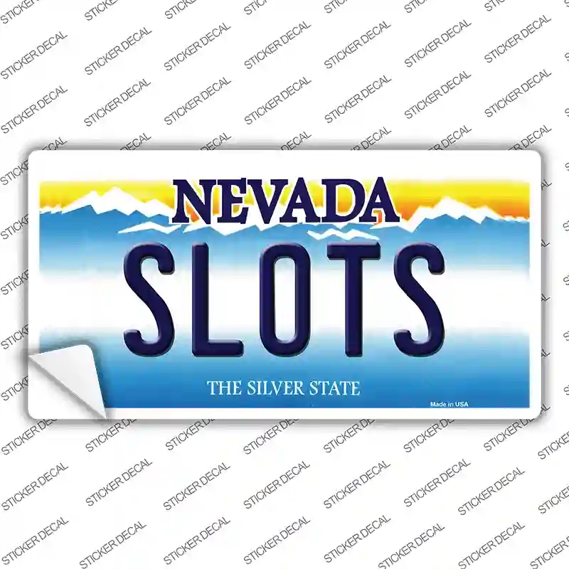 LP-9549s-XL Slots Nevada Novelty Sticker Decal, Extra Large