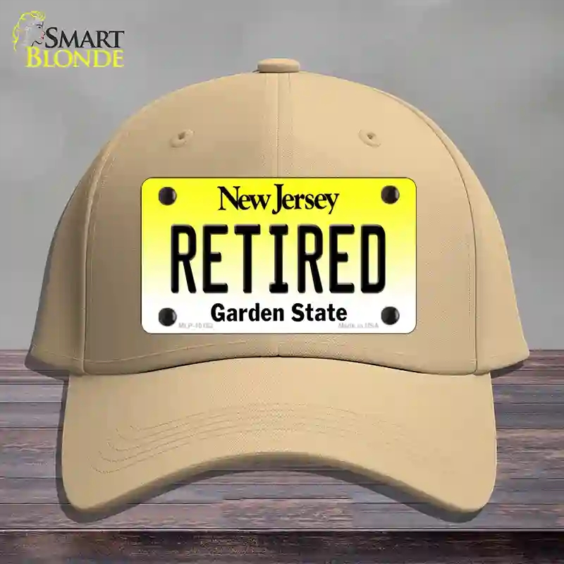 HAT22-MLP-10162 Retired   Jersey Novelty License Plate Hat, Cotton - Khaki