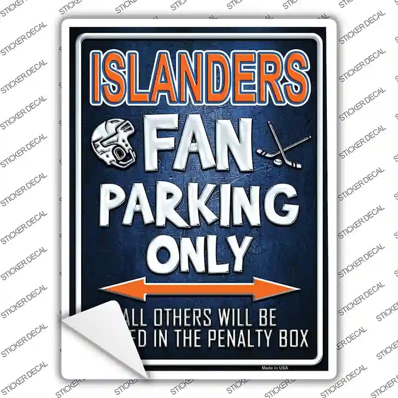 P-320s-L Islanders Novelty Rectangle Sticker Decal, Large