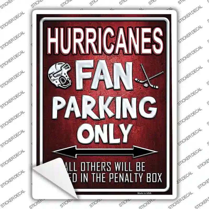 P-336s-XL Hurricanes Novelty Rectangle Sticker Decal, Extra Large