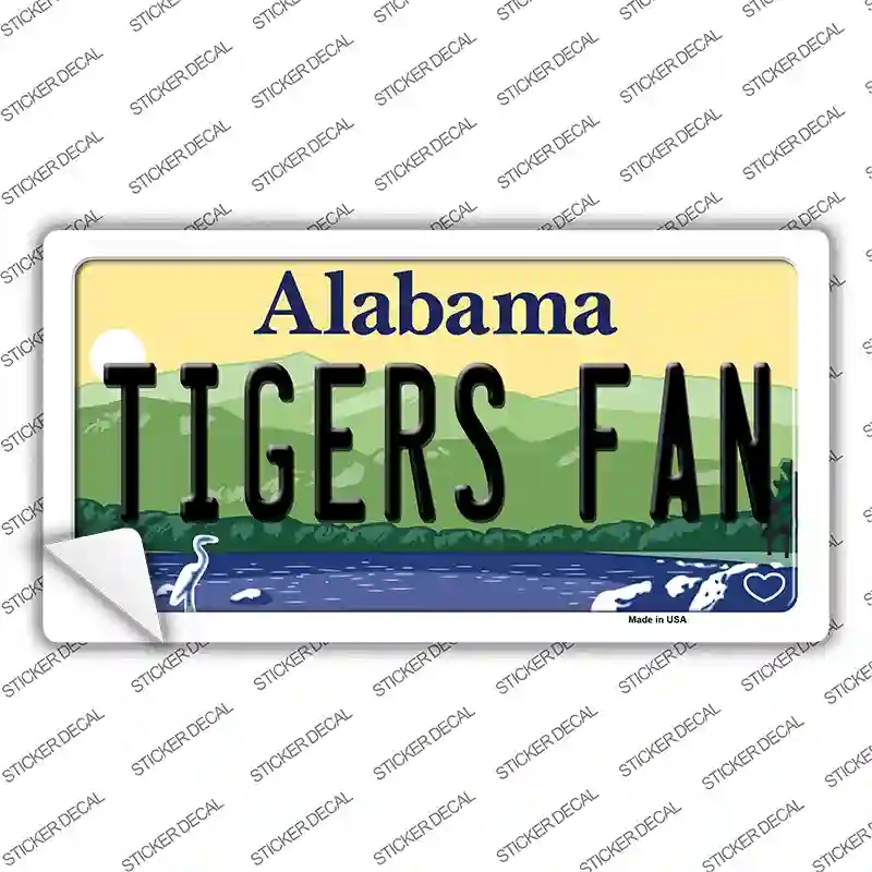 LP-12620s-S Tigers Fan Novelty Sticker Decal, Small