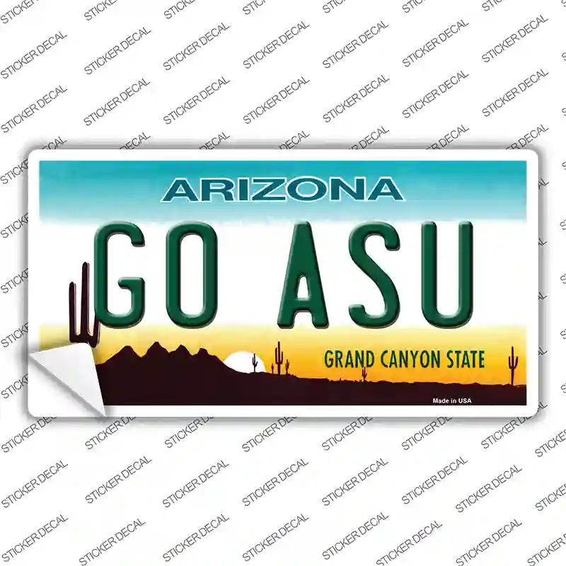 LP-12626s-S Go Arizona State Novelty Sticker Decal, Small