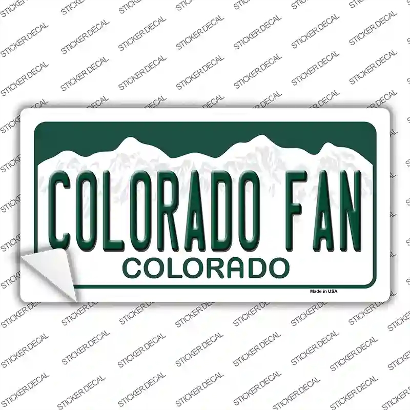 LP-12677s-XL Colorado Fan Novelty Sticker Decal, Extra Large