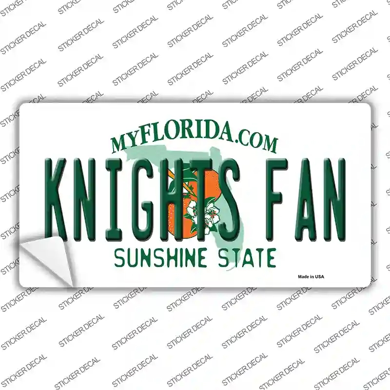 LP-12704s-XL Knights Fan Novelty Sticker Decal, Extra Large