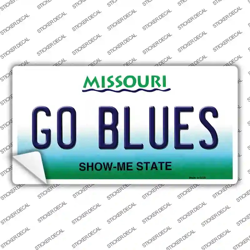 LP-13435s-L Go Blues Novelty Sticker Decal, Large