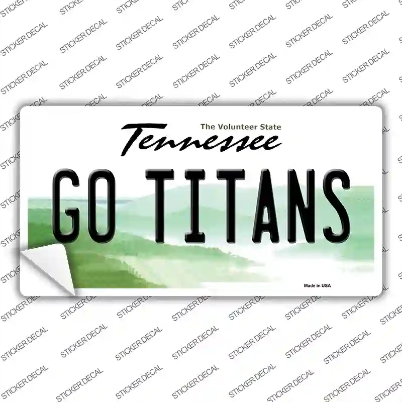 LP-13503s-L Go Titans Novelty Sticker Decal, Large
