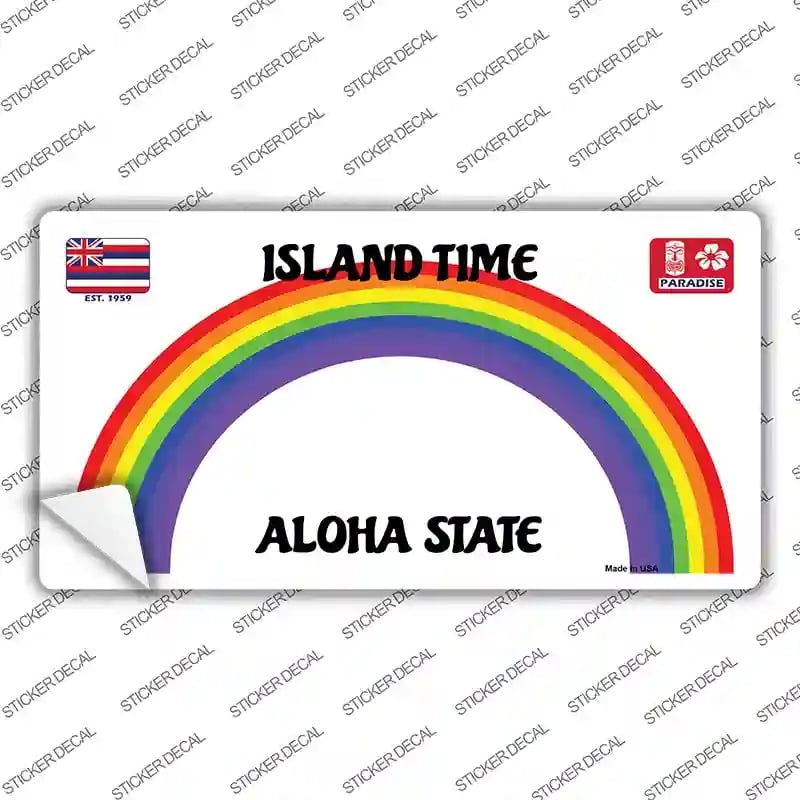 LP-13570s-L Hawaii Blank Novelty Sticker Decal, Large