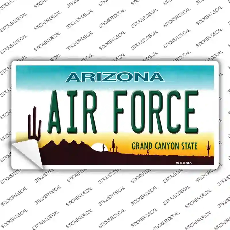 LP-13587s-XL Air Force Arizona Novelty Sticker Decal, Extra Large