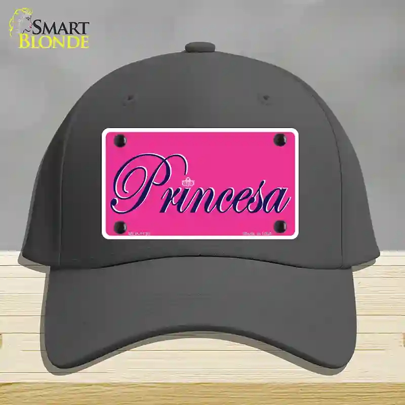 HAT04-MLP-1130 Princesa Novelty License Plate Hat, Cotton - Charcoal