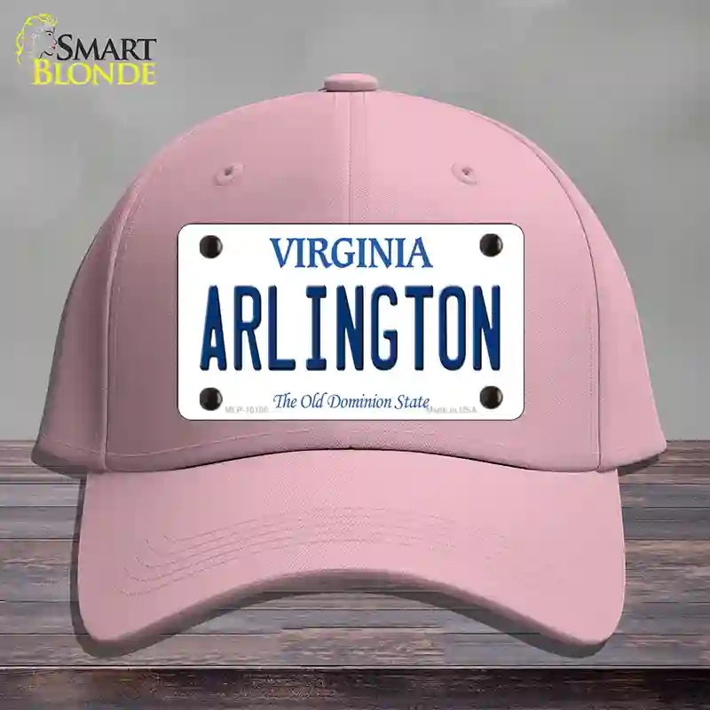 HAT05-MLP-10108 Arlington Virginia Novelty License Plate Hat, Cotton - Pink
