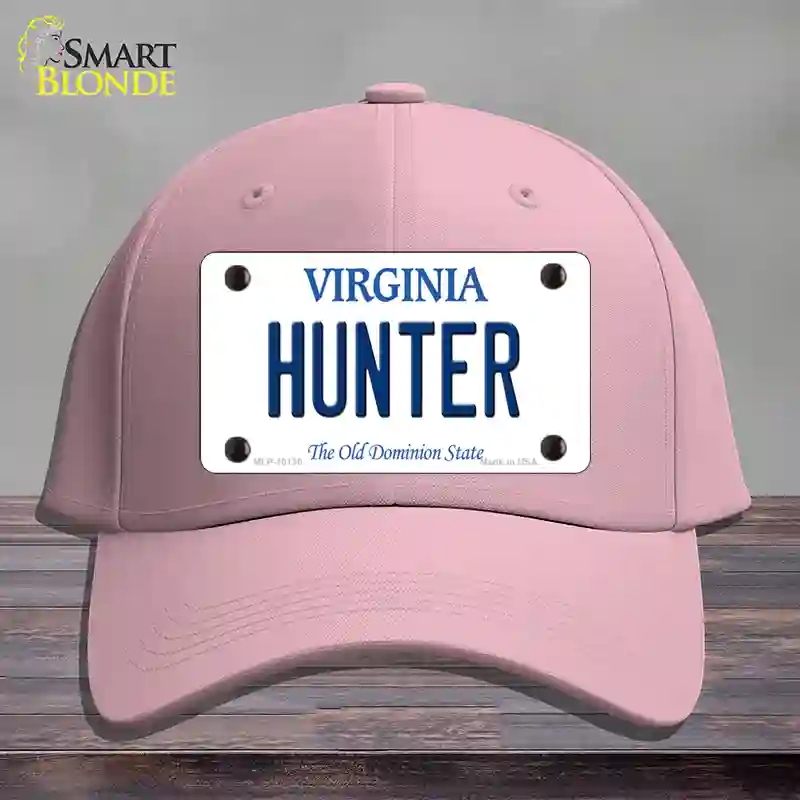 HAT05-MLP-10130 Hunter Virginia Novelty License Plate Hat, Cotton - Pink