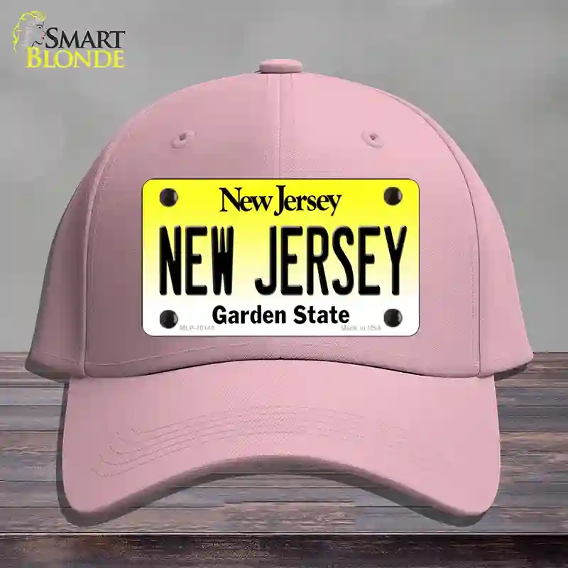 HAT05-MLP-10145   Jersey Garden State Novelty License Plate Hat, Cotton - Pink