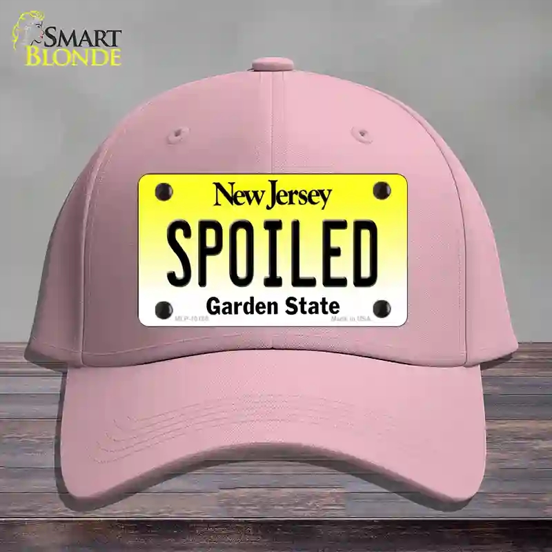 HAT05-MLP-10165 Spoiled   Jersey Novelty License Plate Hat, Cotton - Pink
