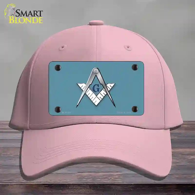 HAT05-MLP-107 Masons Logo Novelty License Plate Hat, Cotton - Pink