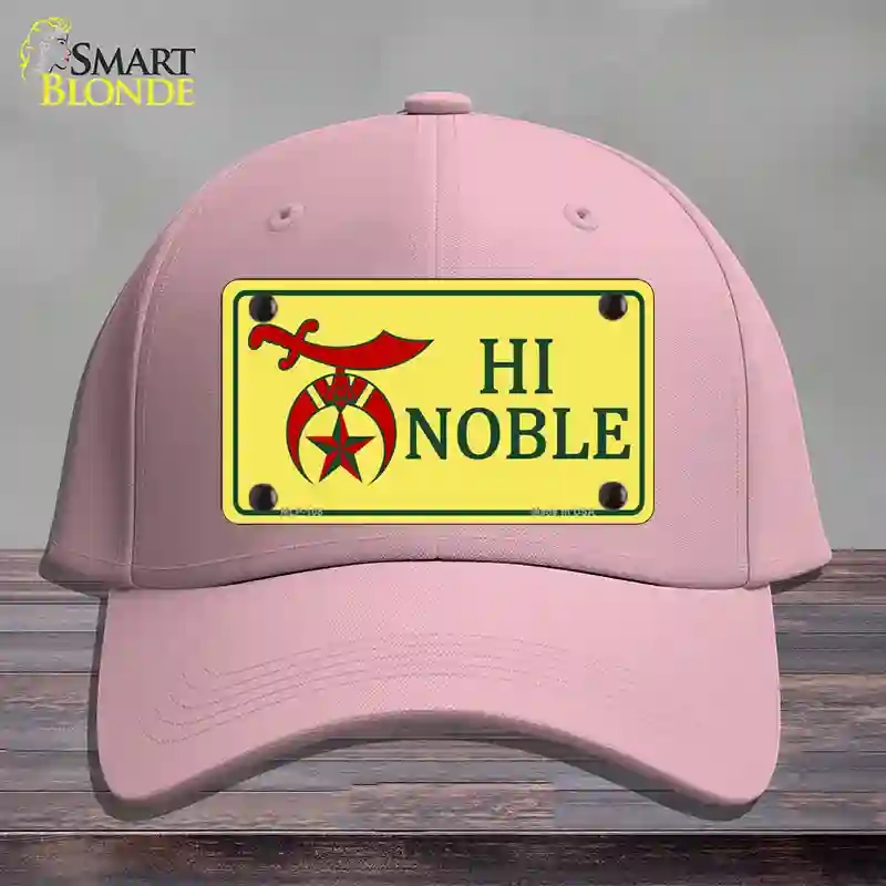 HAT05-MLP-108 High Noble Novelty License Plate Hat, Cotton - Pink