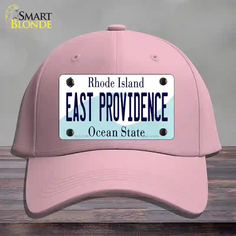 HAT05-MLP-11189 East Providence Rhode Island State Novelty License Plate Hat, Cotton - Pink