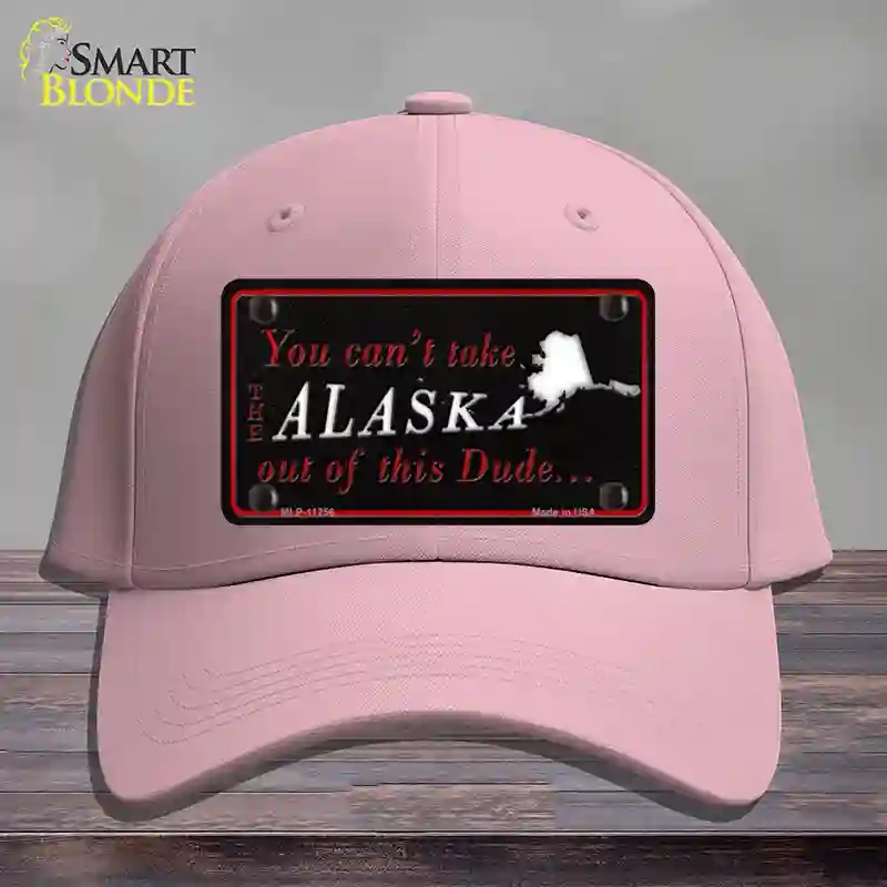 HAT05-MLP-11256 Alaska Dude Novelty License Plate Hat, Cotton - Pink