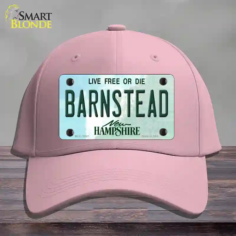 HAT05-MLP-12081 Barnstead   Hampshire State Novelty License Plate Hat, Cotton - Pink