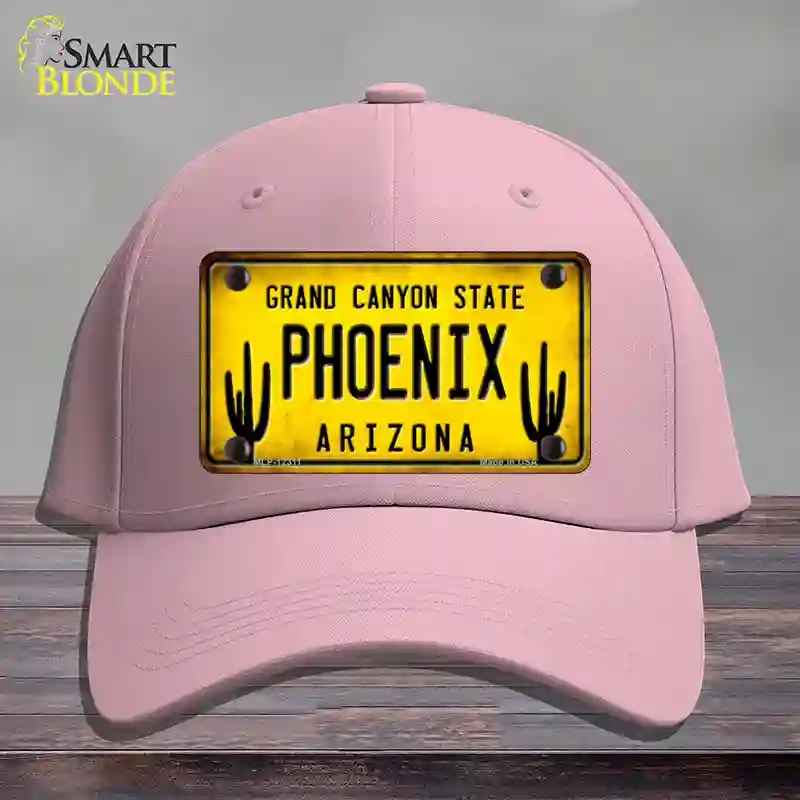 HAT05-MLP-12311 Arizona Phoenix Novelty License Plate Hat, Cotton - Pink