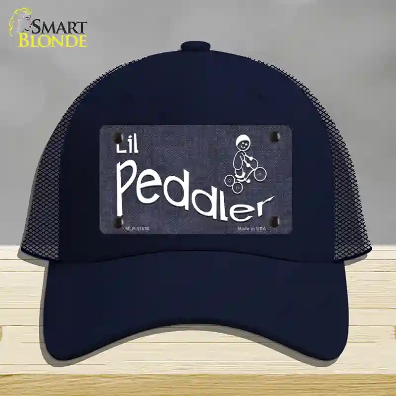 HAT16-MLP-11536 Lil Peddler Novelty License Plate Hat, Mesh - Navy