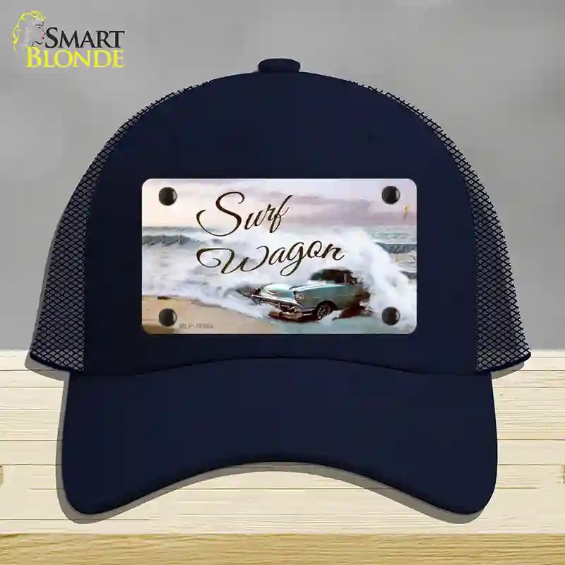 HAT16-MLP-11894 Surf Wagon Novelty License Plate Hat, Mesh - Navy