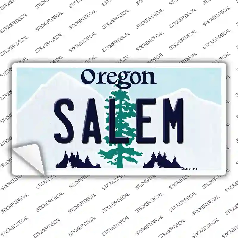 LP-10342s-XL Salem Oregon Novelty Sticker Decal, Extra Large