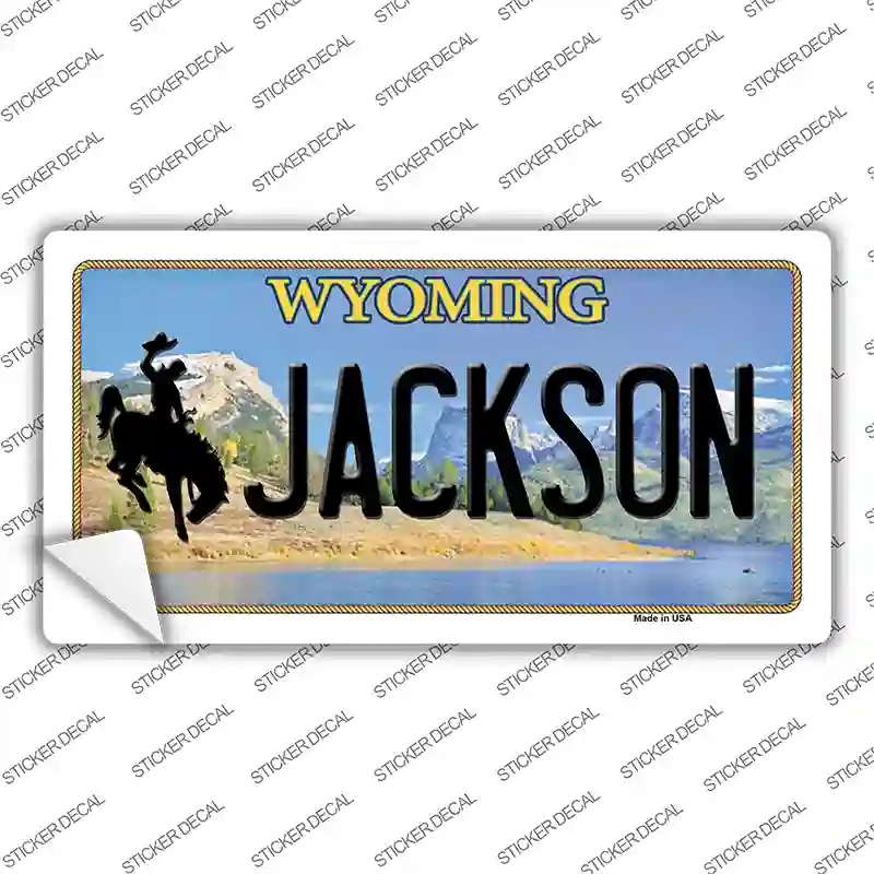 LP-10517s-XL Jackson Wyoming Novelty Sticker Decal, Extra Large
