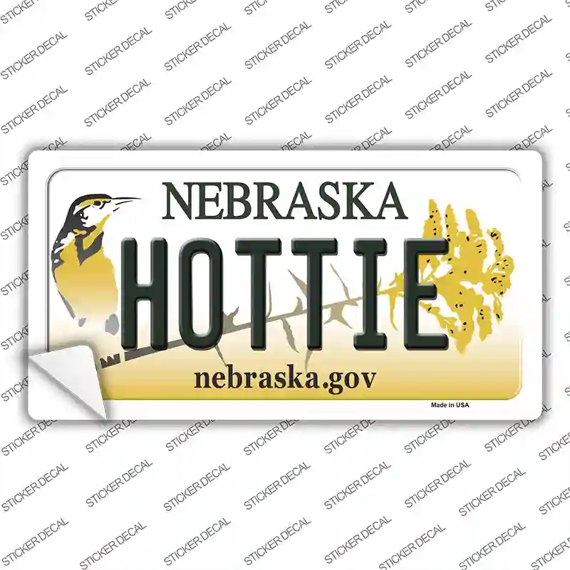 LP-10585s-S Hottie Nebraska Novelty Sticker Decal, Small