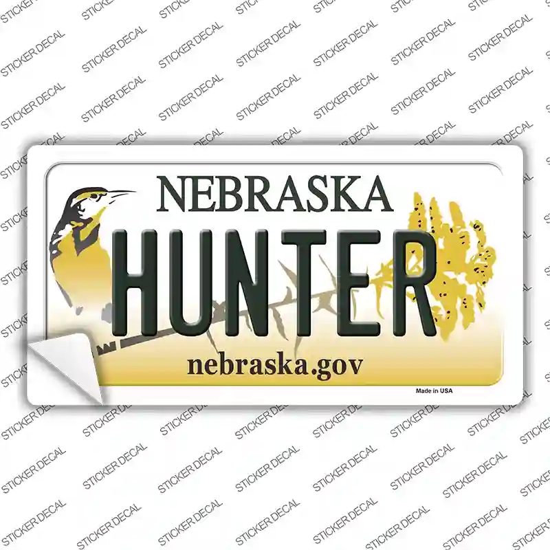 LP-10602s-L Hunter Nebraska Novelty Sticker Decal, Large