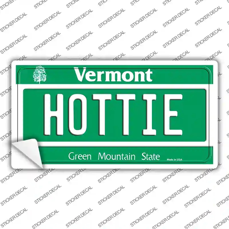 LP-10674s-S Hottie Vermont Novelty Sticker Decal, Small