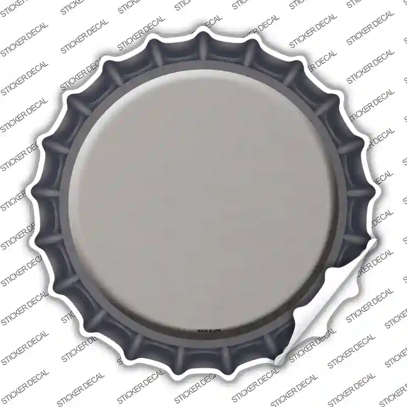 BC-163s-S Tan Novelty Bottle Cap Sticker Decal, Small