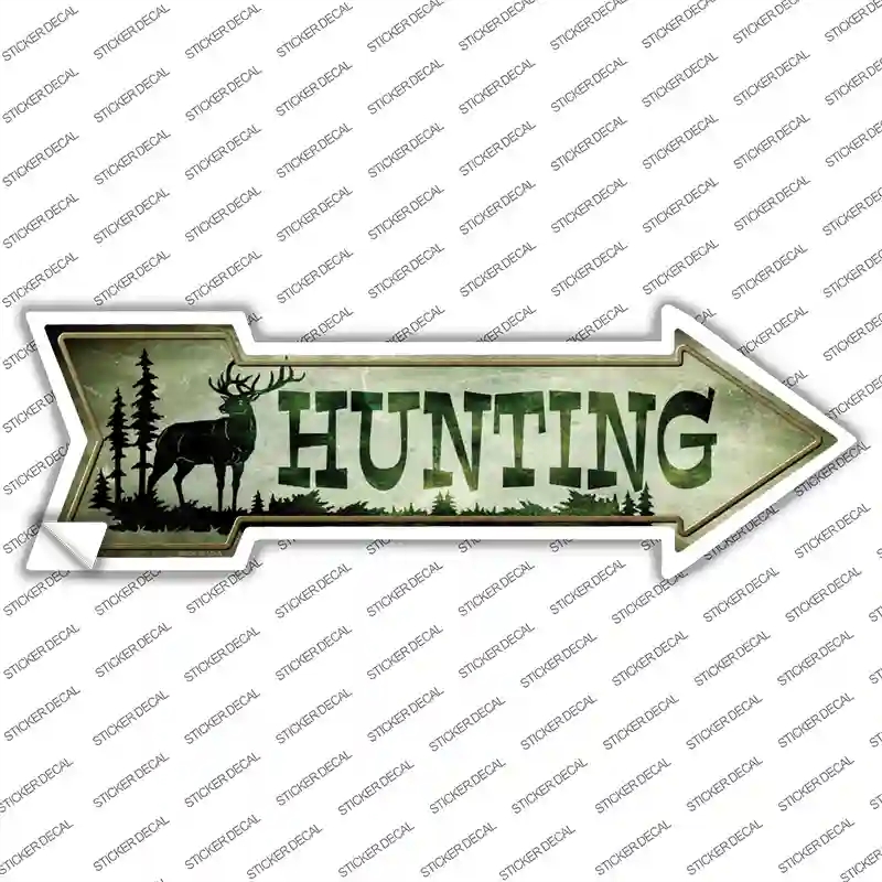 A-250s-S Hunting Novelty Arrow Sticker Decal, Small
